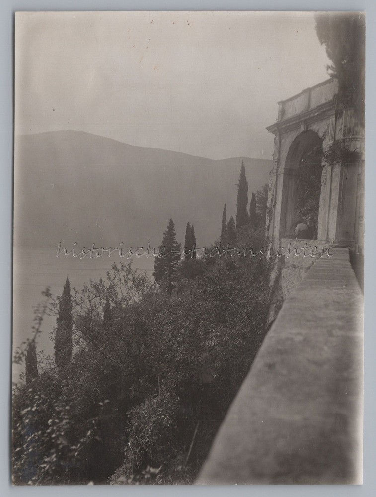 Morcote on Lake Lugano Switzerland 1913 – Viewpoint – Old Photo 1910s