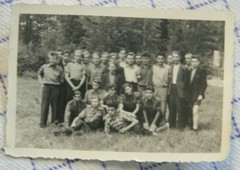 Photo Group Boys Girls Teenagers FDJ? DDR 1956 k1