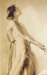 Alfred Cheney Johnston photograph of Margaret Horan and Greyhound Dogs