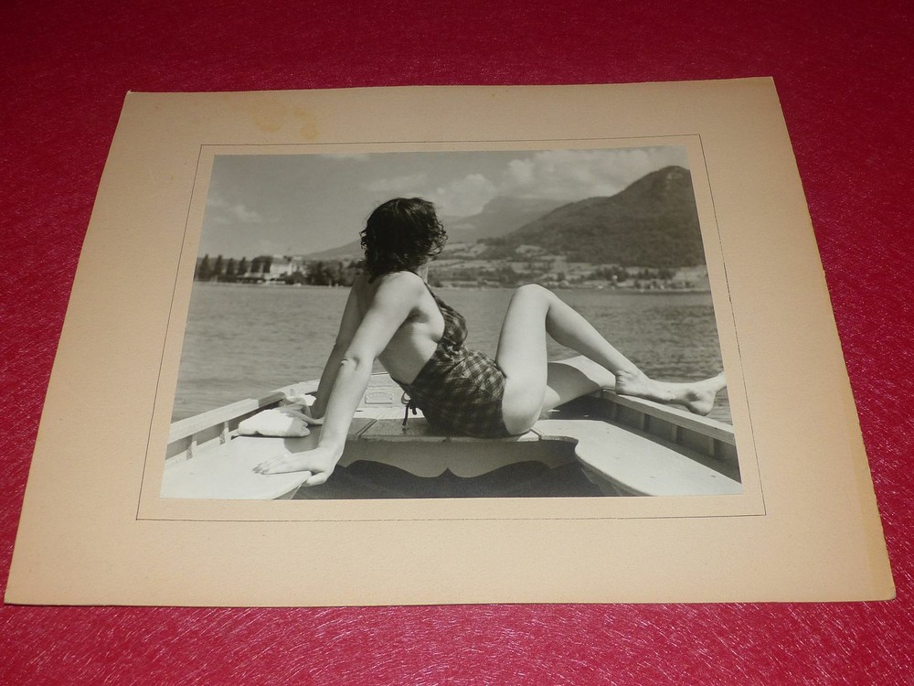 [PHOTOGRAPHE FRANCAIS ANONYME] ARGENTIQUE Ca1950 PAYSAGES DE FRANCE (39) 30x24cm