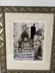 Maureen Love «Steps and Stones» Signed Color Photo Print Matted & Framed