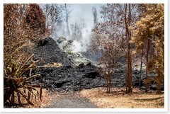 2018 Lava Destroyed Home Kīlauea Volcano Silver Halide Photo