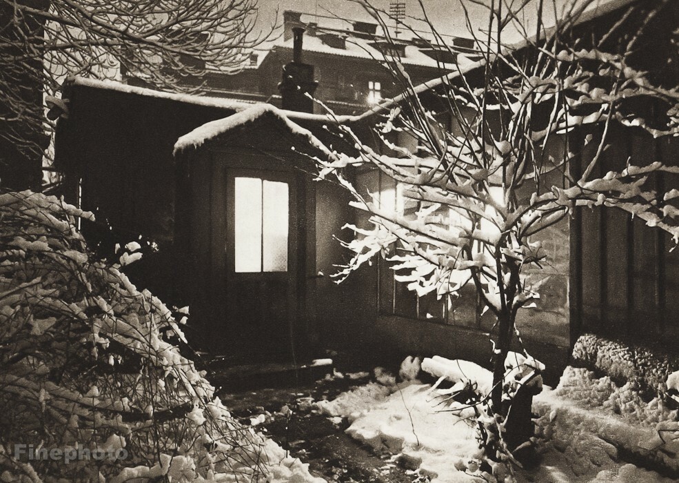 1950 Vintage Josef Sudek My Artist Studio Muj Atelier Original Photo Gravure Art