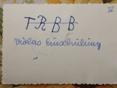 Photo GDR enrollment sugar bag woman girl 1979 school vintage CA