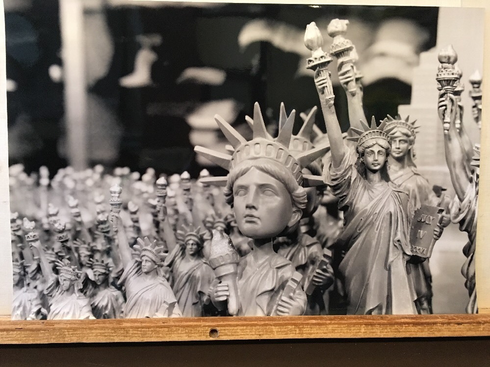 New York Statue Of Liberty Souvenirs Photograph Print Photo Black & White NYC