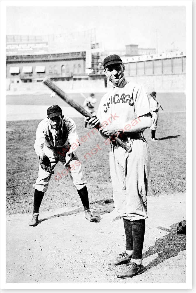 Chicago Cubs Circus Solly Hofman & Jack Pfiester 1907 Silver Halide Photo