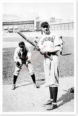 Chicago Cubs Circus Solly Hofman & Jack Pfiester 1907 Silver Halide Photo
