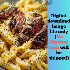 Pasta food AI digital background for pc mobile wall art paper printable new 2026