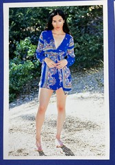 Figure Photography Beautiful Persian Armenian Female Model Posing Outdoors 4×6 