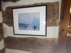 Vintage Asian Signed Framed G Liang “Fishing in Spring At Li River” Photograph