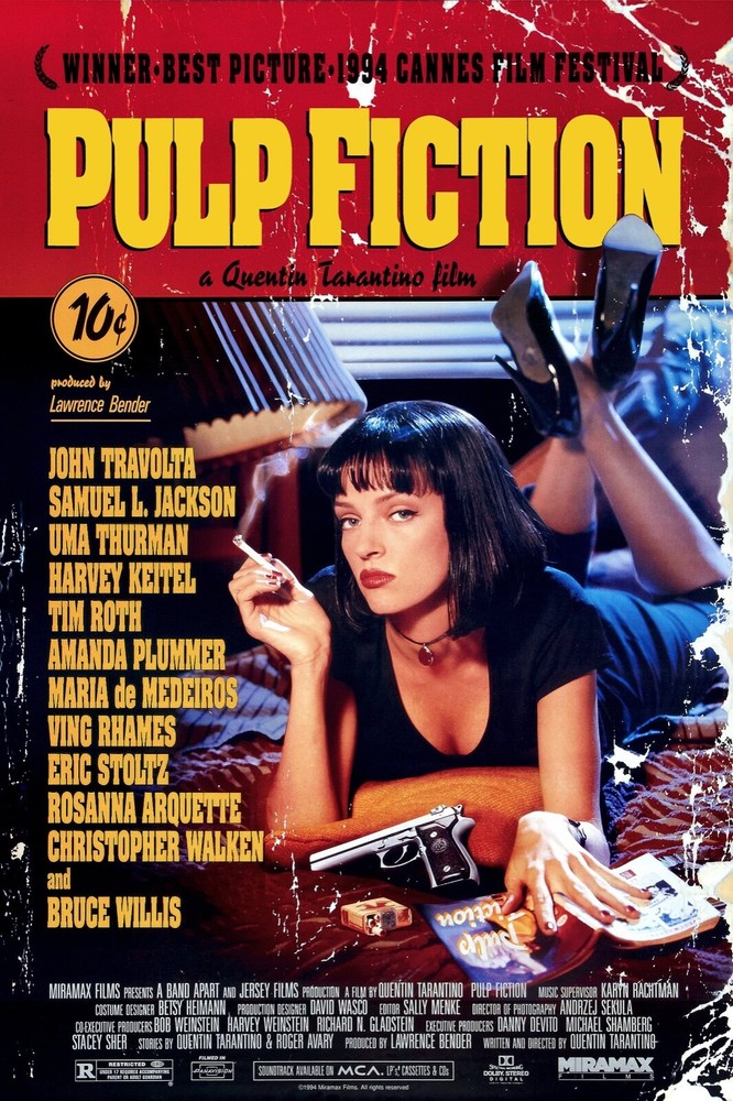 MOVIE PHOTO – PULP FICTION (1994) – GLOSSY FINISH – 15X10CM – NEW