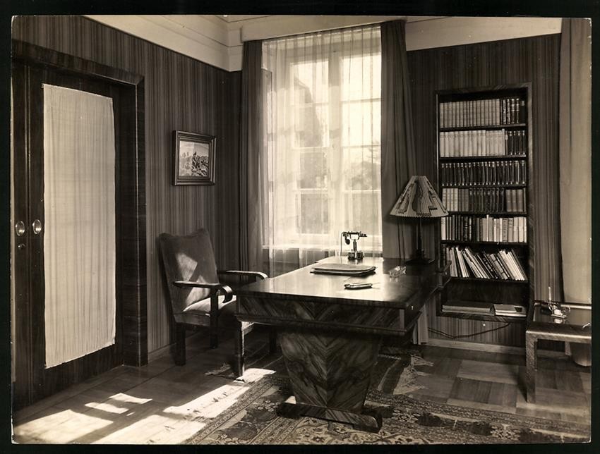 Photograph Art Deco Interior Deutsche Werkstätte AG, Design Karl Berts