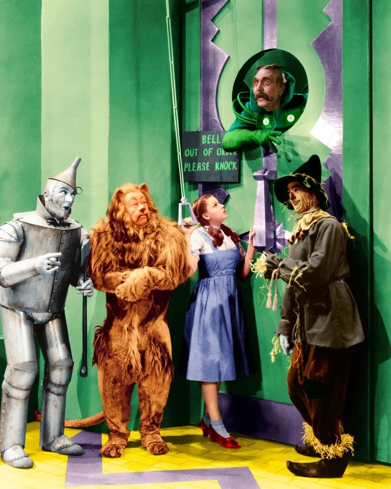 Wizard Of Oz Dorothy Scarecrow Tin Man Cowardly Lion Photo 8.5×11