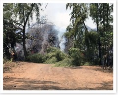Kilauea Volcano Fissure 8 Flow Lighthouse Road 2018 Silver Halide Photo