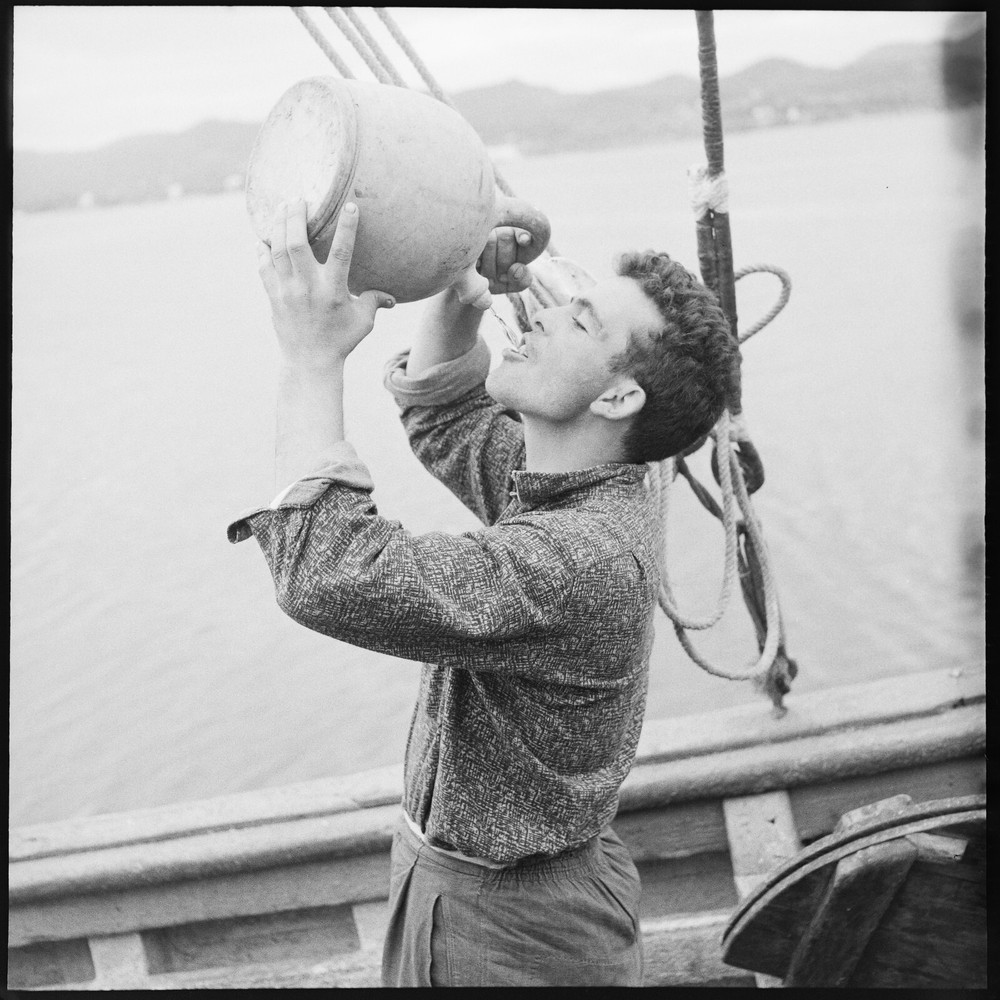 Photo Paper Analog Spain Fisher 1960 Size 40x40cm