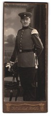 Photograph J. O. Geilert, Chub, Soldier of the Music Corps with Bayonet and Porte