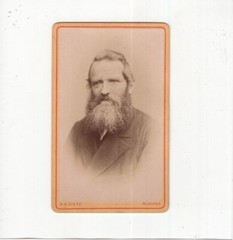 N.A. Dietz CDV Photo Male Portrait – Munich 1870s