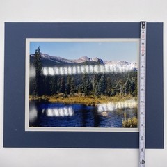 Matted Mountains Landscape Photo Print 11 X 14 Wall Art Gallery Decor