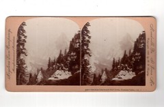 Stereoscopy Ten-ie-ya Canyon and Half Dome / Yosemite Valley / USA