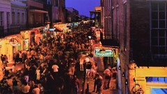 New Orleans, French Quarter Bourbon Street – Unframed, Blakeway Panorama Print