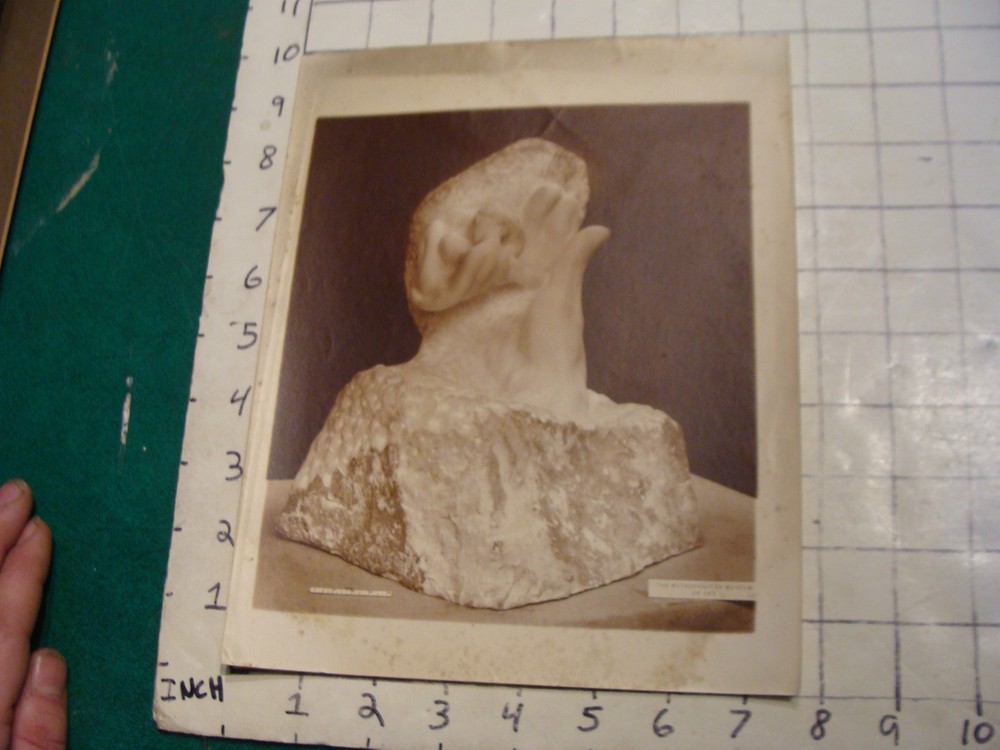 vintage Art Photo: Sculpture from METROPOLITAN MUSEUM OF ART, no name