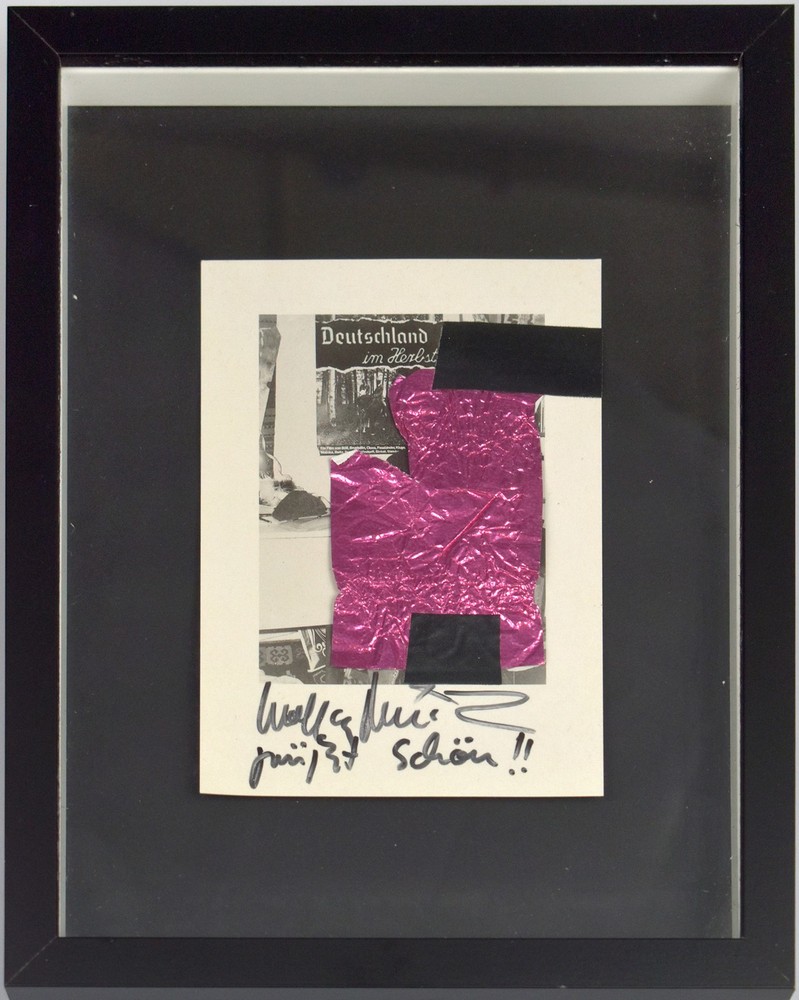Janiszewski, Untitled. [2010]. [Mixed media, drawing collage, framed].