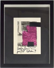 Janiszewski, Untitled. [2010]. [Mixed media, drawing collage, framed].