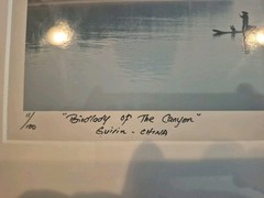 Lot Of 3 Signed Michael Chen Photographs See Description For Titles Framed EUC