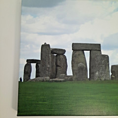 Stonehenge Photograph on Canvas Signed 11″ x 14″