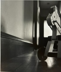 Original 1987 ABELARDO MORELL ‘Toy Horse’ PHOTOGRAPH inscribed to ALLAN R CRITE