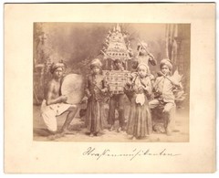 Photograph Gustav Richard Lambert & Co., Singapore, Asian Street Musicians