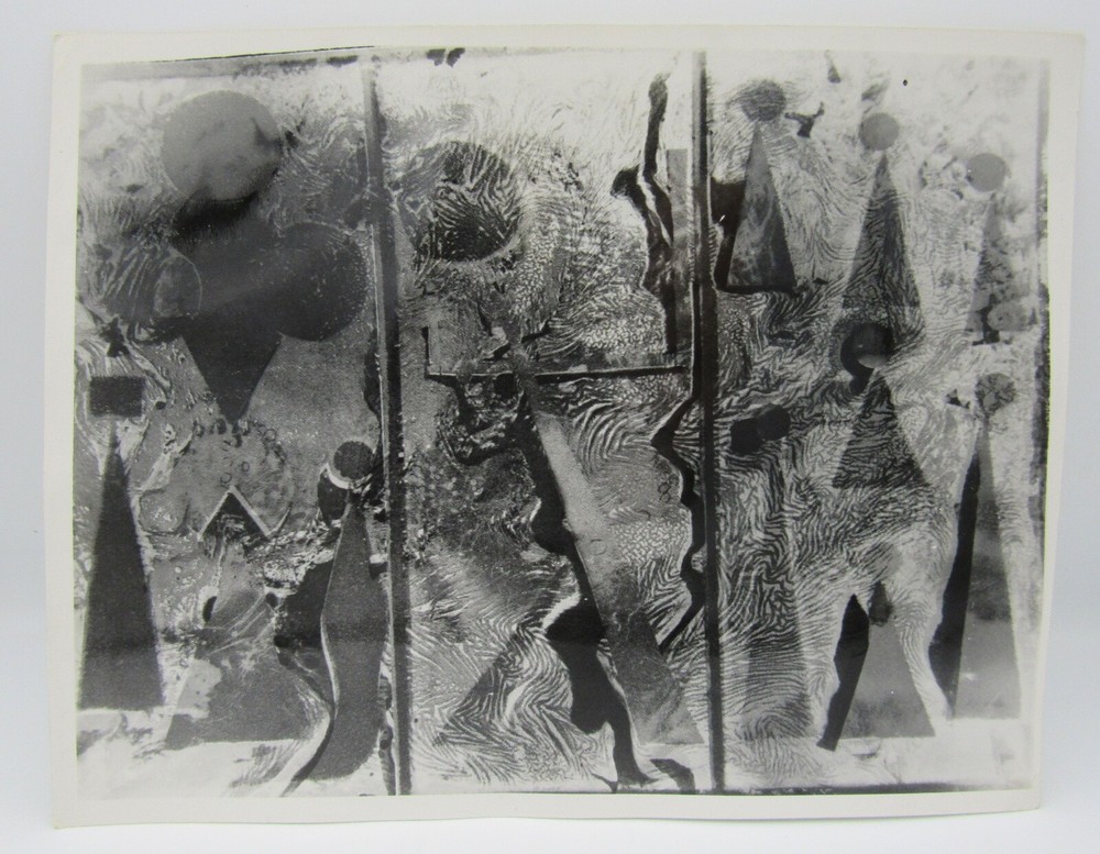 Vintage James Fitzsimmons silver gelatin photograph abstract modernist 8×10″