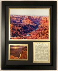 Grand Canyon Framed Photo Collage – 12 x 15-Inch (Made in the USA) Brand New