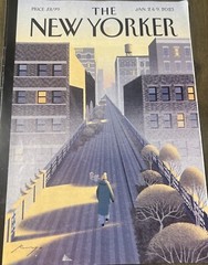 Jan 2 &9 2023NEW Yorker Magazine FRONT COVER ONLY – GREAT ART FOR FRAMING Bx6