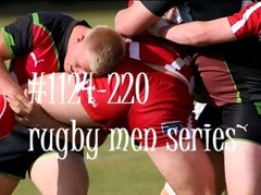 MALE PORTRAIT #1124-220- athletes series- rugby men – free shipping in the usa