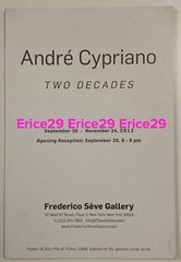 André Cypriano “Father & Son” 2012 Exhibition Card ￼￼Frederico Sève Gallery