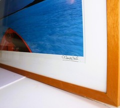 ONNE VAN DER WAL LARGE 48″ PHOTO GICLEE PRINT SIGNED NUMBERED RED BOW IN BAHAMAS