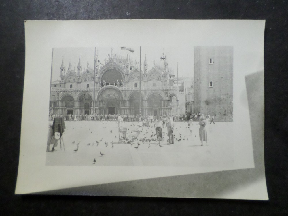 Photo Italy, Venice Place San Marc, 1950/1960, 13 x 18 cm, Venezia