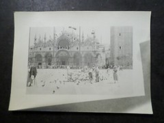 Photo Italy, Venice Place San Marc, 1950/1960, 13 x 18 cm, Venezia