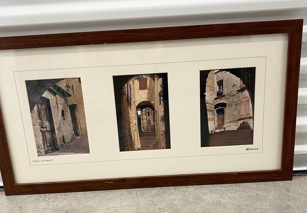 Robert Martin high art hand painted photograph Tuscany Alleyways #1 mint