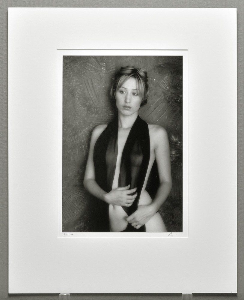 Russell Levin 2002 Genevieve in Studio 11X14 Darkroom Made Photograph