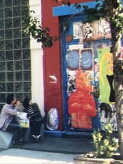“WEST VILLAGE STREET SCENE ART & Tree, 2008” Art Photography by SCOTT MITCHELL
