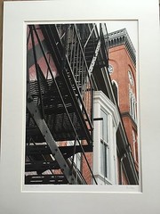 BRUCE BLUM SIGNED COLOR Photo Print (18″X 24″)-«Fire Museum Detail «