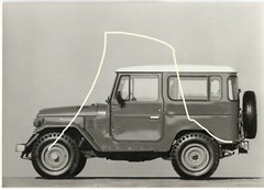 21x15cm Vintage Archive Photo 1974 Toyota Land Cruiser J40 Jeep Press Photo B
