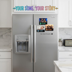 Personalized Photo Music Fridge Magnet Custom Song Picture Magnet Gift