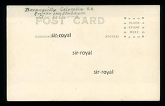 Bei Barranquilla 1928 – Mann im Einbaum – Kolumbien 1920er Foto-AK 9x14cm