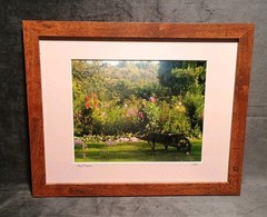 Monet Garden Giverny France Signed Photography Framed Matte 12 X 15 Claude Monet