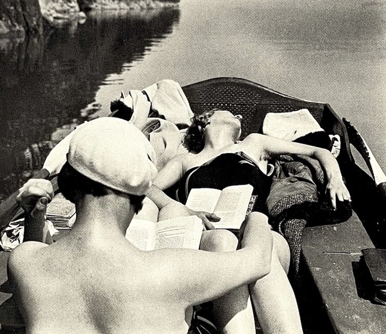 Jacques Henri Lartigue (1894-1986) Fotofolio Photo Art Print Card – Lac D’Annecy