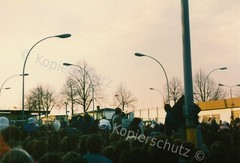 5 different photo 13×18 cm GDR Berlin GüSt. Bornholmer Str. Wall Bridge 10.11.1989