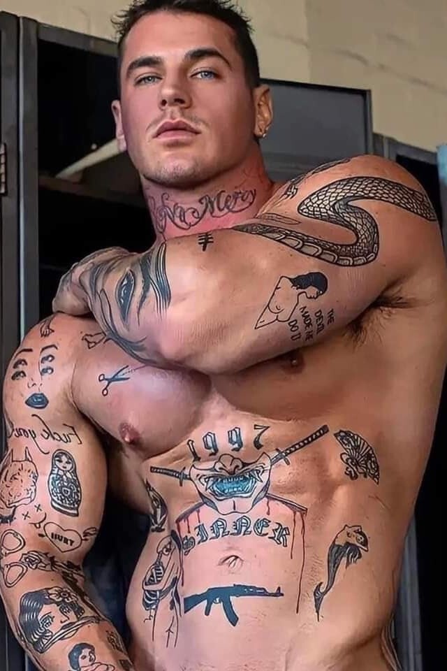 [G077] Male Model Showing Off Posing Beefcake Alpha Hunk Man